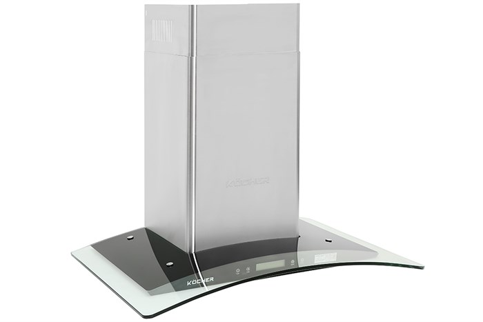 Máy hút mùi kính cong Kocher K-228S Màu Trắng - Xám