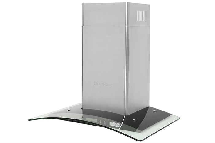 Máy hút mùi kính cong Kocher K-228S Màu Trắng - Xám