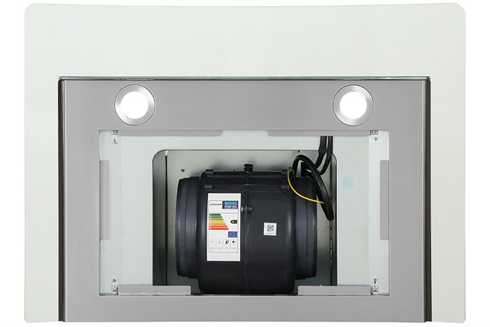 Máy hút mùi kính cong Kocher K-228S Màu Trắng - Xám