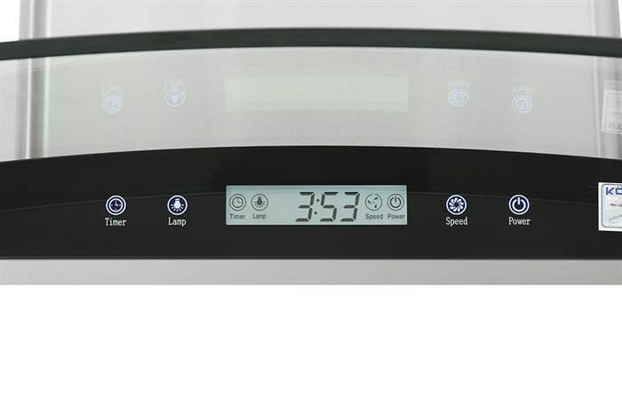 Máy hút mùi kính cong Kocher K-228S Màu Trắng - Xám
