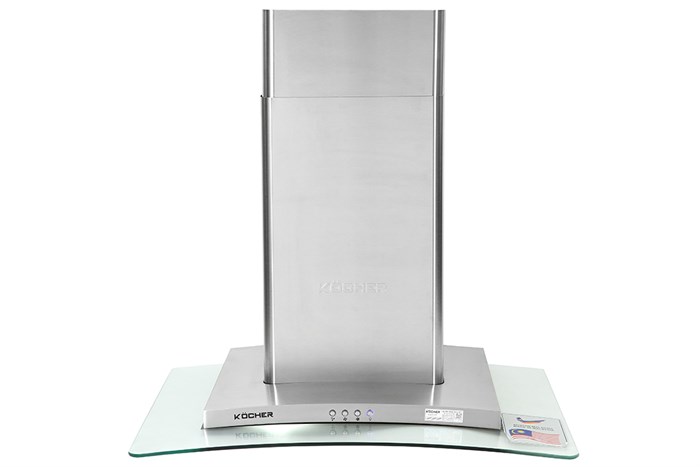 Máy hút mùi kính cong Kocher K-228T Màu Trắng - Xám