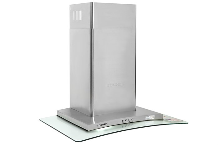 Máy hút mùi kính cong Kocher K-228T Màu Trắng - Xám