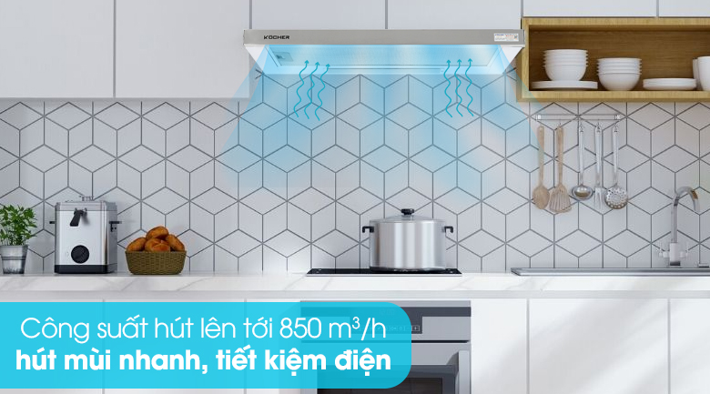 Máy hút mùi âm tủ Kocher K-6270