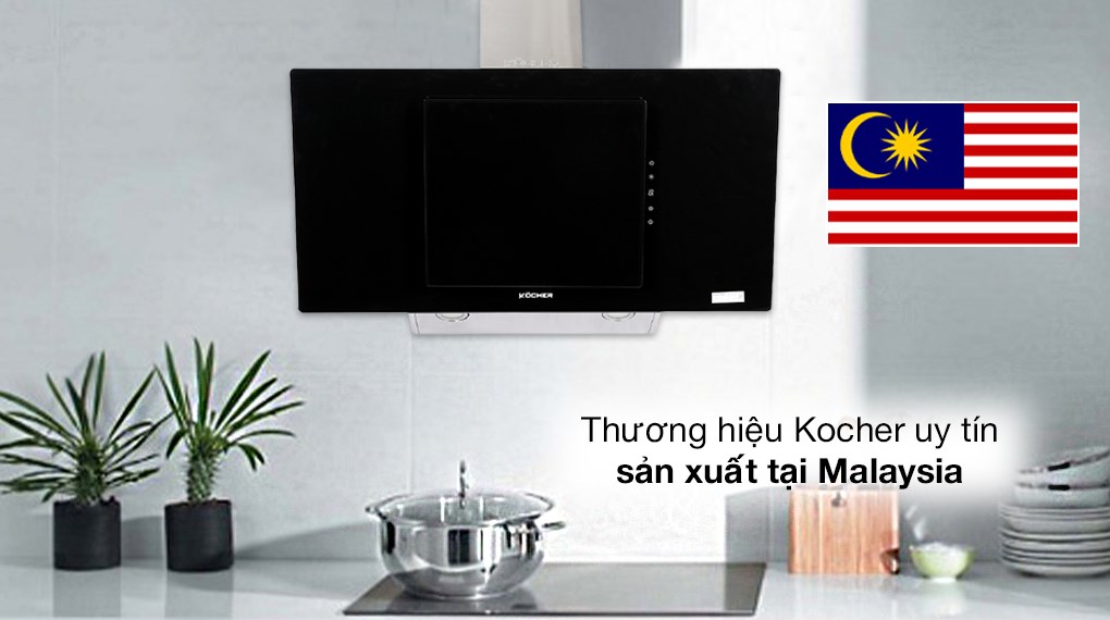 Máy hút mùi áp tường Kocher K-2080V 90