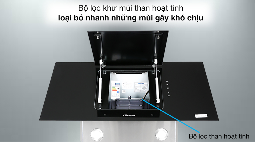 Máy hút mùi áp tường Kocher K-2080V 90