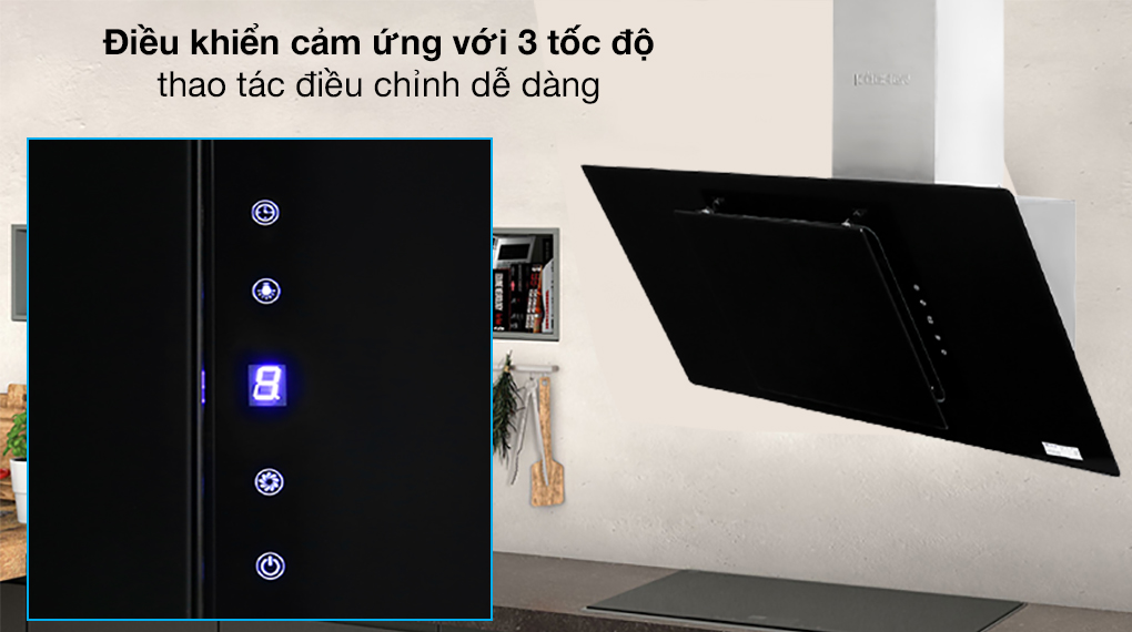 Máy hút mùi áp tường Kocher K-2080V 90