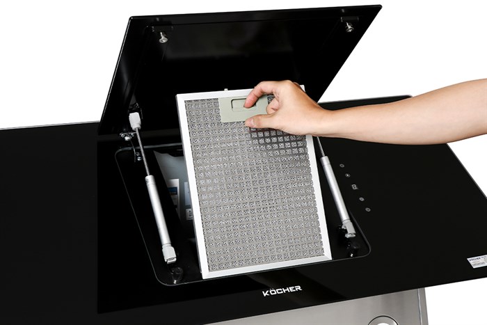 Máy hút mùi áp tường Kocher K-2080V 90 Màu Đen