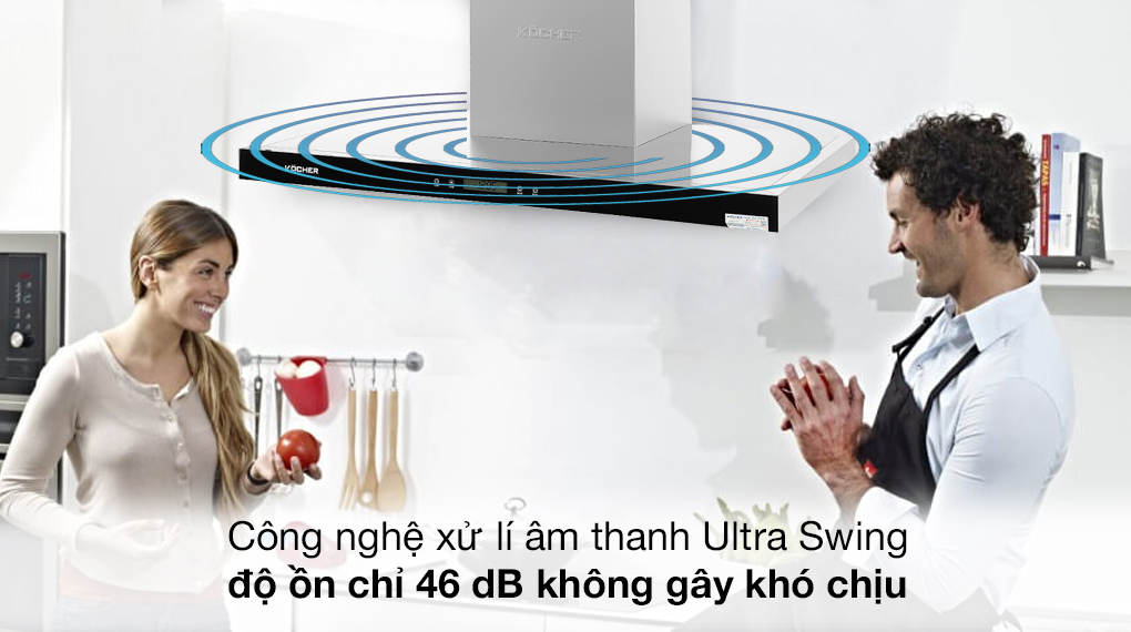 Máy hút mùi áp tường Kocher K-225C 90