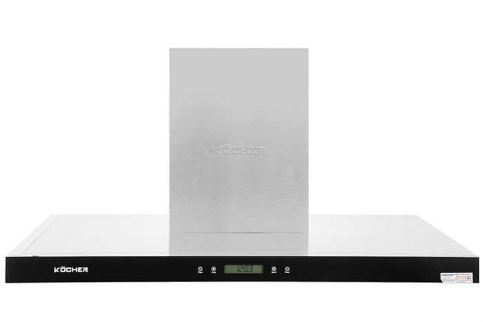 Máy hút mùi áp tường Kocher K-225C 90 Màu Đen - Bạc