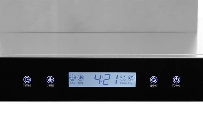 Máy hút mùi áp tường Kocher K-225C 90 Màu Đen - Bạc