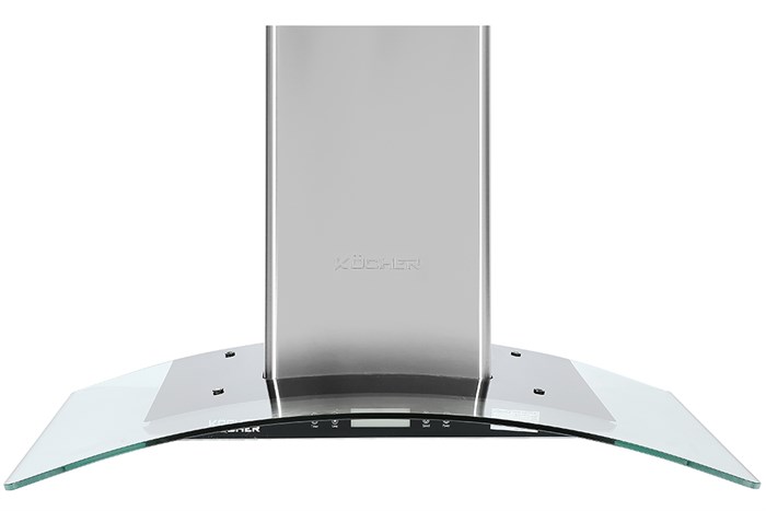 Máy hút mùi kính cong Kocher K-228S 90 Màu Đen - Bạc