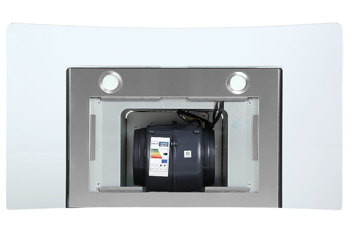 Máy hút mùi kính cong Kocher K-228S 90 Màu Đen - Bạc