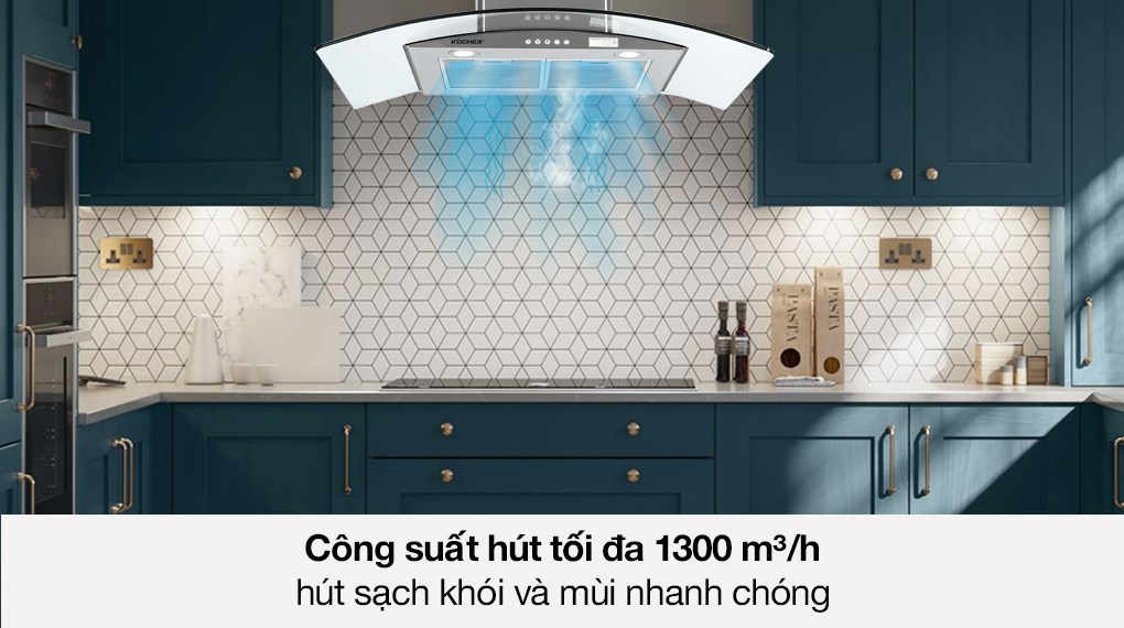 Máy hút mùi kính cong Kocher K-8890