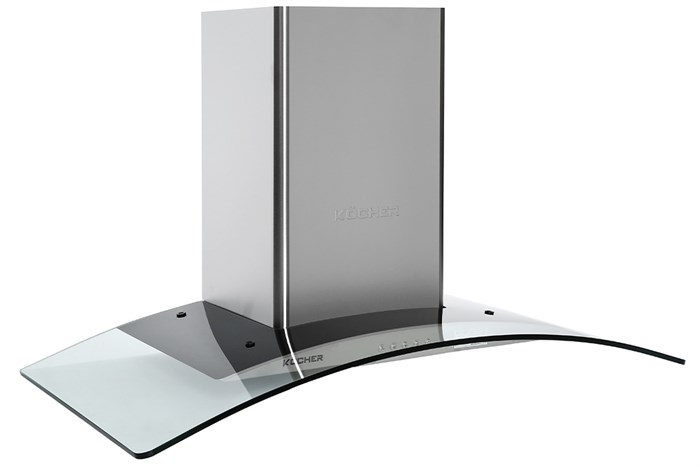 Máy hút mùi kính cong Kocher K-8890 Màu Trắng - Xám