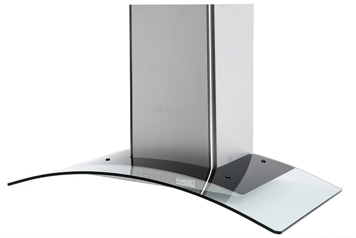 Máy hút mùi kính cong Kocher K-8890 Màu Trắng - Xám