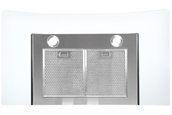 Máy hút mùi kính cong Kocher K-8890 Màu Trắng - Xám