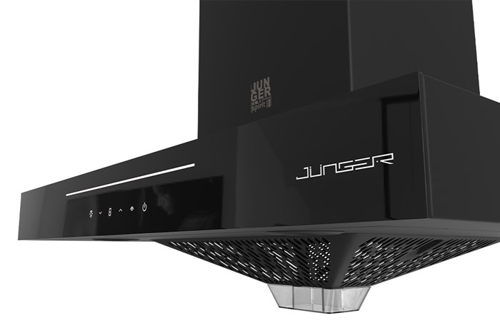Máy hút mùi áp tường Junger HRJ-701 Màu Đen - Xám