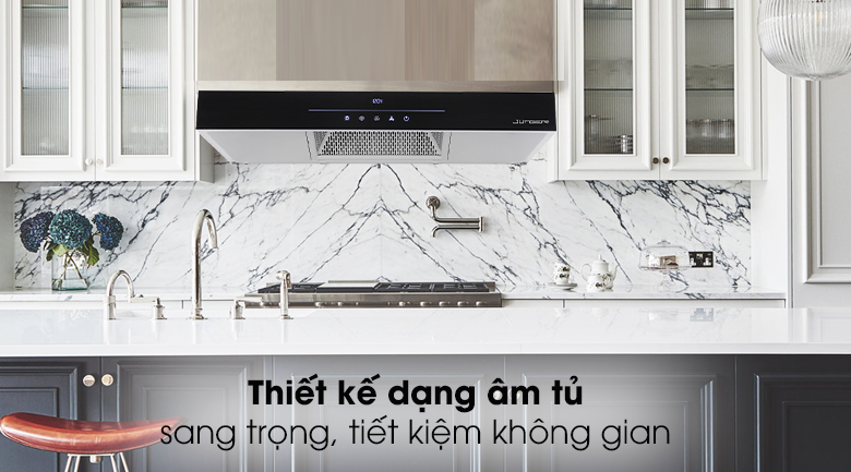 Thiết kế lắp âm tiết kiệm không gian  - Máy hút mùi âm tủ Junger H-90