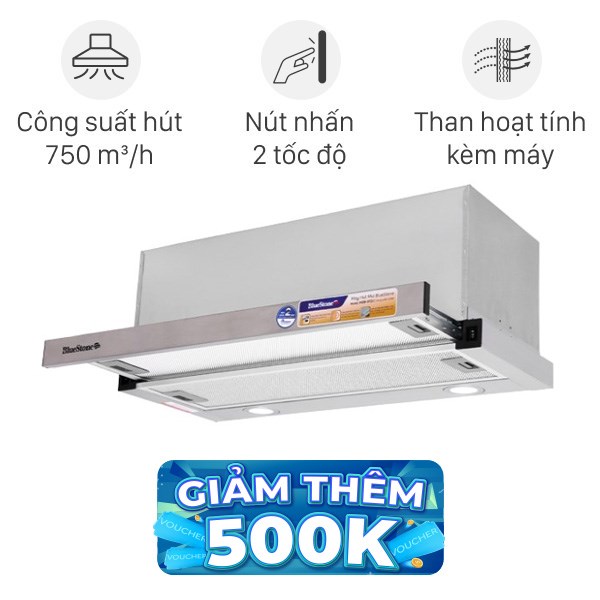 Máy hút mùi âm tủ BlueStone HOB-8725