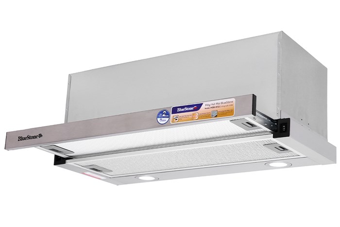 Máy hút mùi âm tủ BlueStone HOB-8725 Màu Bạc Inox