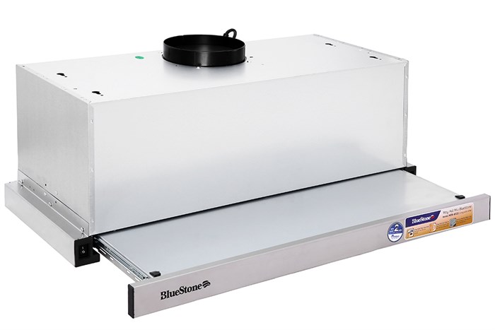 Máy hút mùi âm tủ BlueStone HOB-8725 Màu Bạc Inox