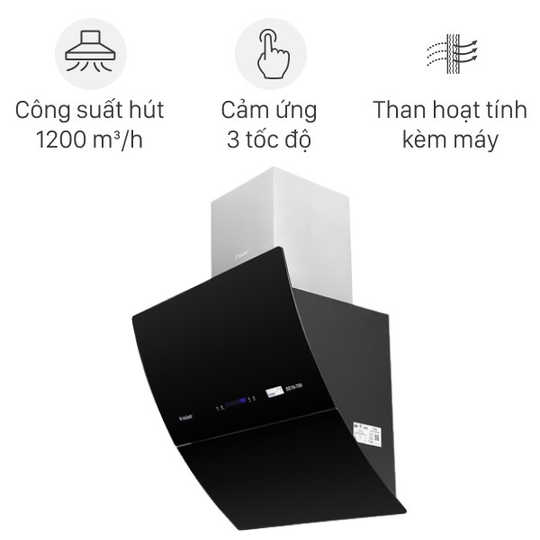 Máy Hút Mùi Kính Vát Pramie De19 - 700