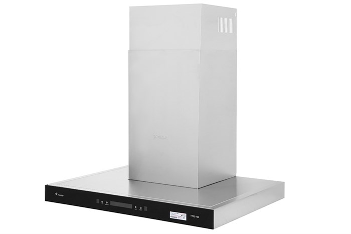 Máy hút mùi áp tường Pramie TT32-700 Màu Đen - Bạc