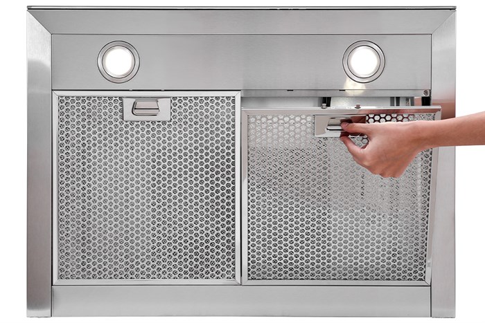 Máy hút mùi áp tường Pramie TT32-700 Màu Đen - Bạc