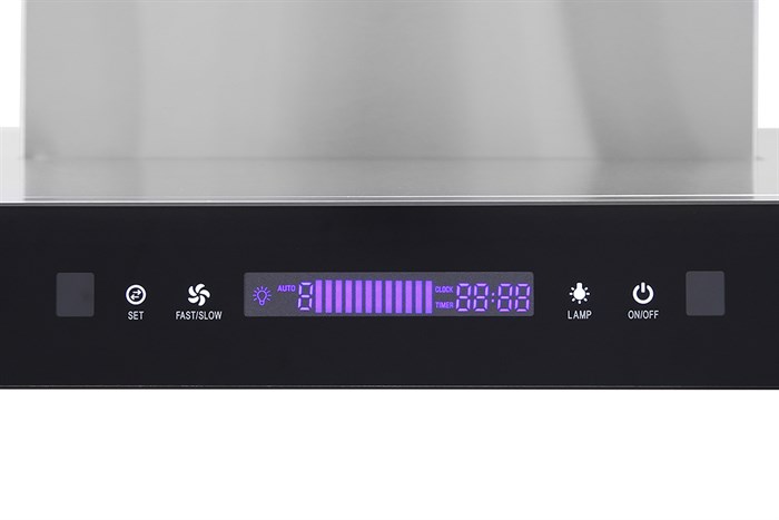 Máy hút mùi áp tường Pramie TT32-700 Màu Đen - Bạc