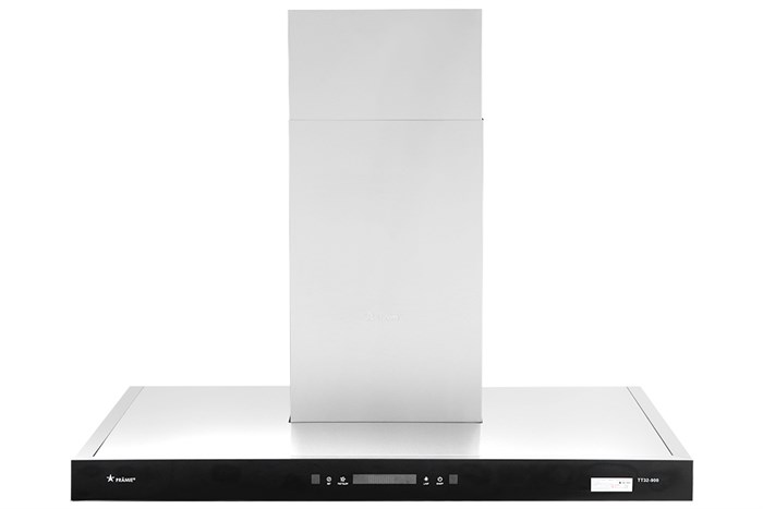 Máy hút mùi áp tường Pramie TT32-900 Màu Đen - Bạc