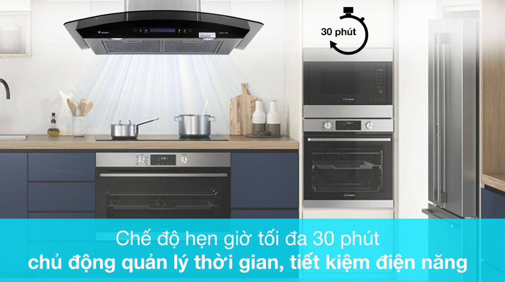 Máy hút mùi kính cong Pramie AC17-700 - 5