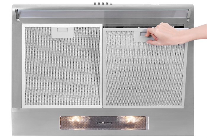 Máy hút mùi âm tủ Pramie CL9S-700 Màu Trắng