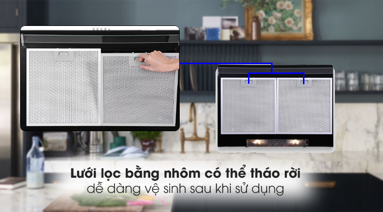 Hút Mùi Cổ Điển Đen PRAMIE CL9B-700 - Duy Phúc Hưng