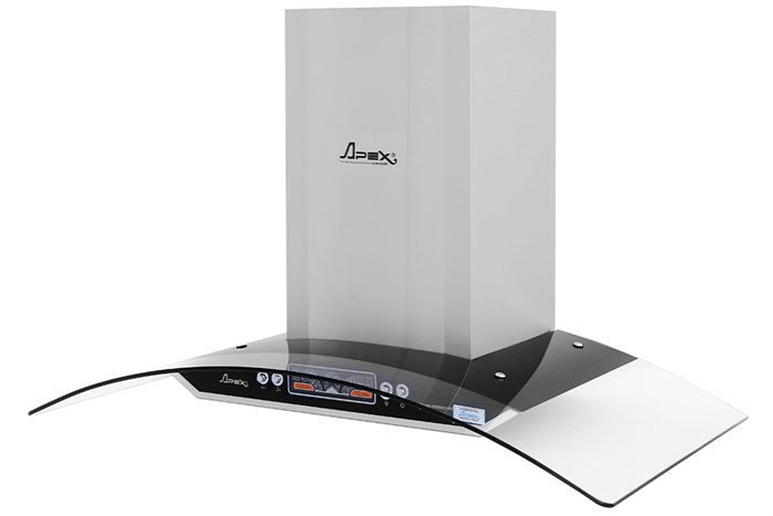 Máy hút mùi kính cong Apex APB6601-90C Màu Bạc