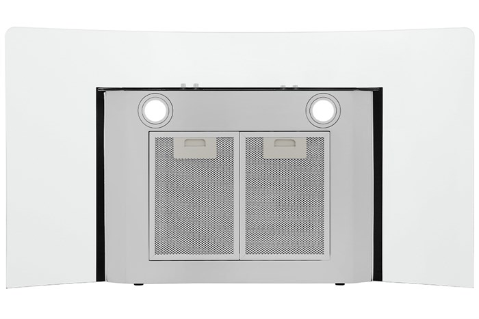 Máy hút mùi kính cong Apex APB6601-90C Màu Bạc