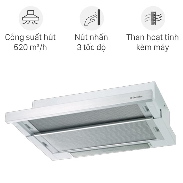 Máy hút mùi âm tủ Electrolux EFP6520X