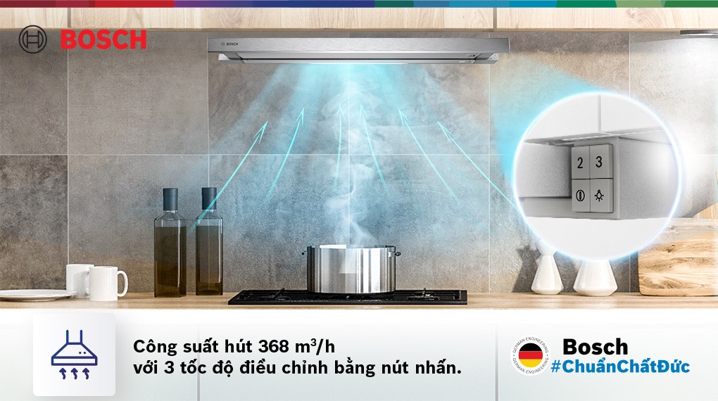 Máy hút mùi âm tủ Bosch DFT63AC50