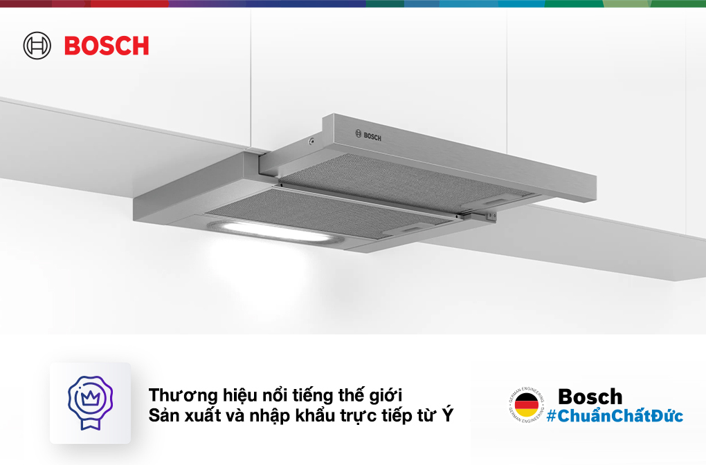 Thương hiệu, xuất xứ - Máy hút mùi âm tủ Bosch DFT63AC50