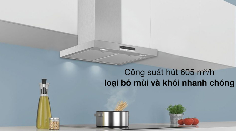 Công suất - Máy hút mùi áp tường Bosch DWB66DM50B