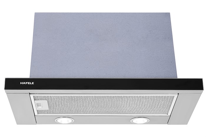 Máy hút mùi âm tủ Hafele HH-TG60E (539.81.073) Màu Đen - Bạc