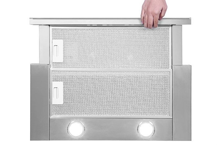 Máy hút mùi âm tủ Hafele HH-TG60E (539.81.073) Màu Đen - Bạc