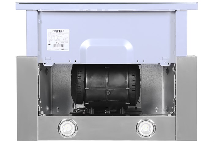 Máy hút mùi âm tủ Hafele HH-TG60E (539.81.073) Màu Đen - Bạc