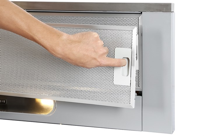 Máy hút mùi âm tủ Hafele HH-TI90D (539.81.085) Màu Bạc Inox
