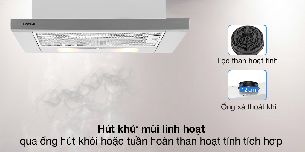 Máy hút mùi âm tủ Hafele HH-TI60D (539.81.083)