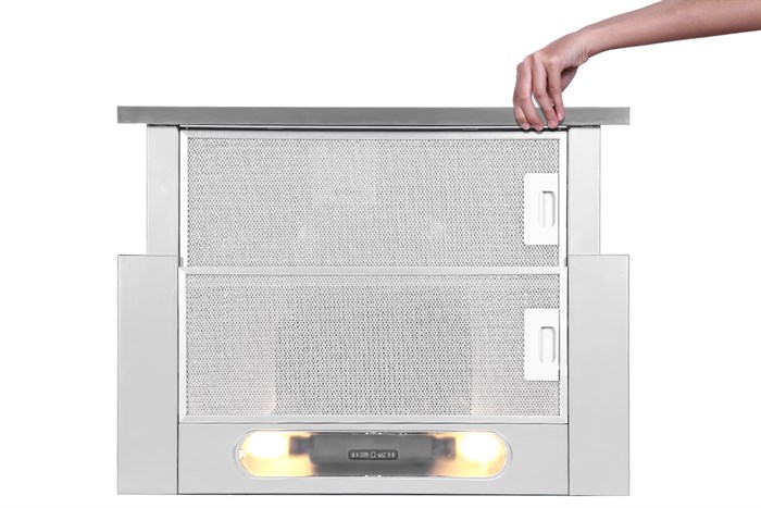 Máy hút mùi âm tủ Hafele HH-TI60D (539.81.083) Màu Bạc Inox