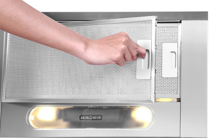 Máy hút mùi âm tủ Hafele HH-TI60D (539.81.083) Màu Bạc Inox