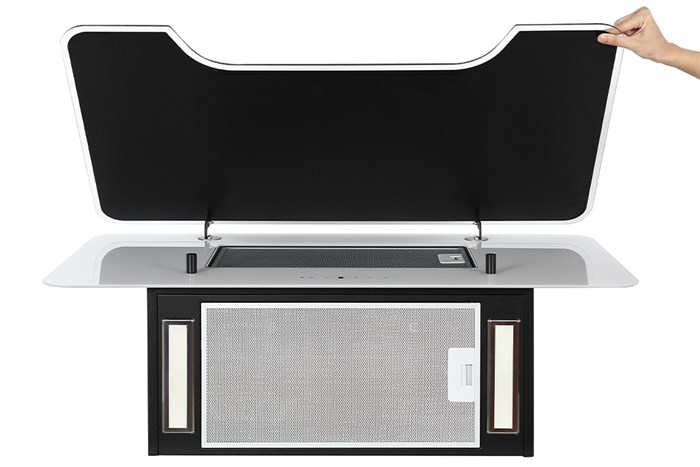 Máy hút mùi kính vát Hafele HH-WVGS90A (533.80.203) Màu Đen