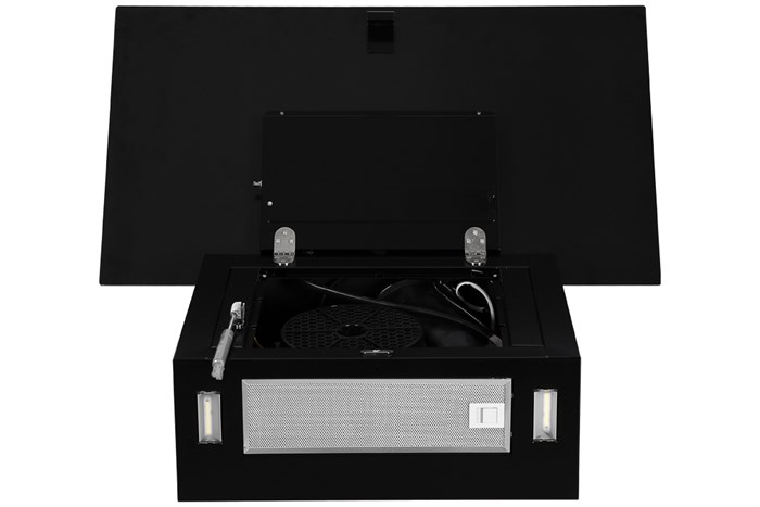 Máy hút mùi kính vát Hafele HH-WVG80E (533.86.018) Màu Đen