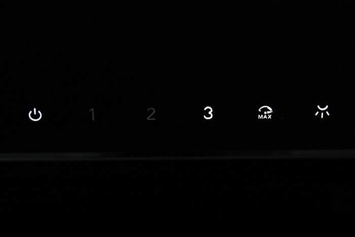 Máy hút mùi kính vát Hafele HH-WVG80D (539.81.194) Màu Đen - Bạc