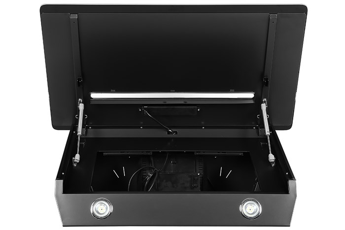 Máy hút mùi kính vát Hafele HH-WVG90A (535.82.203) Màu Đen